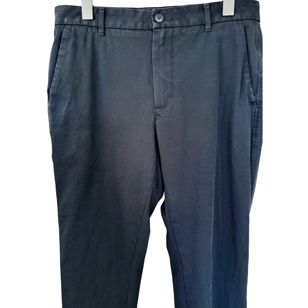 Everlane Uniform Performance Chino Men's 32 Black Slim Fit Stretch Workwear